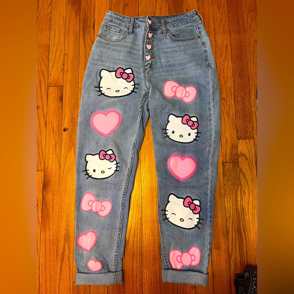 Sanrio HELLO KITTY JEANS SIZE 5 juniors
